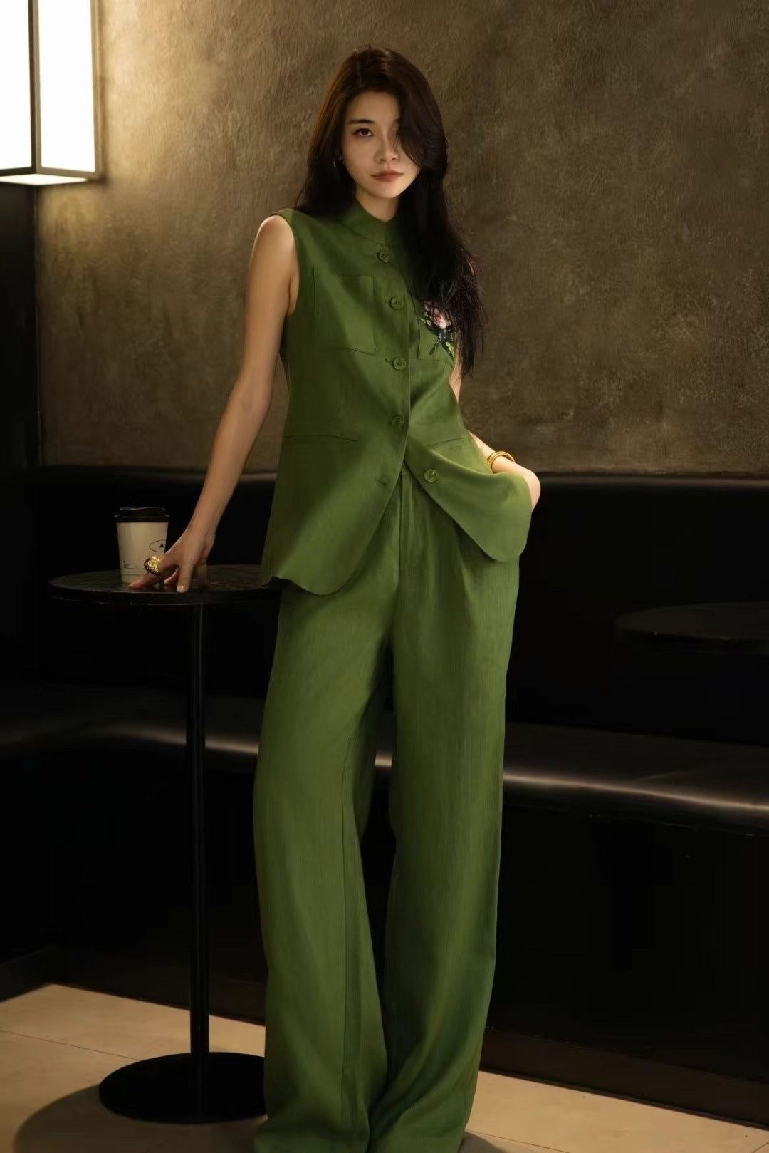 Loro 25ss linen suit
