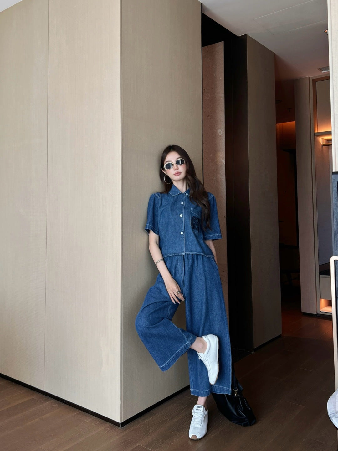 Loe 25ss denim shirt
