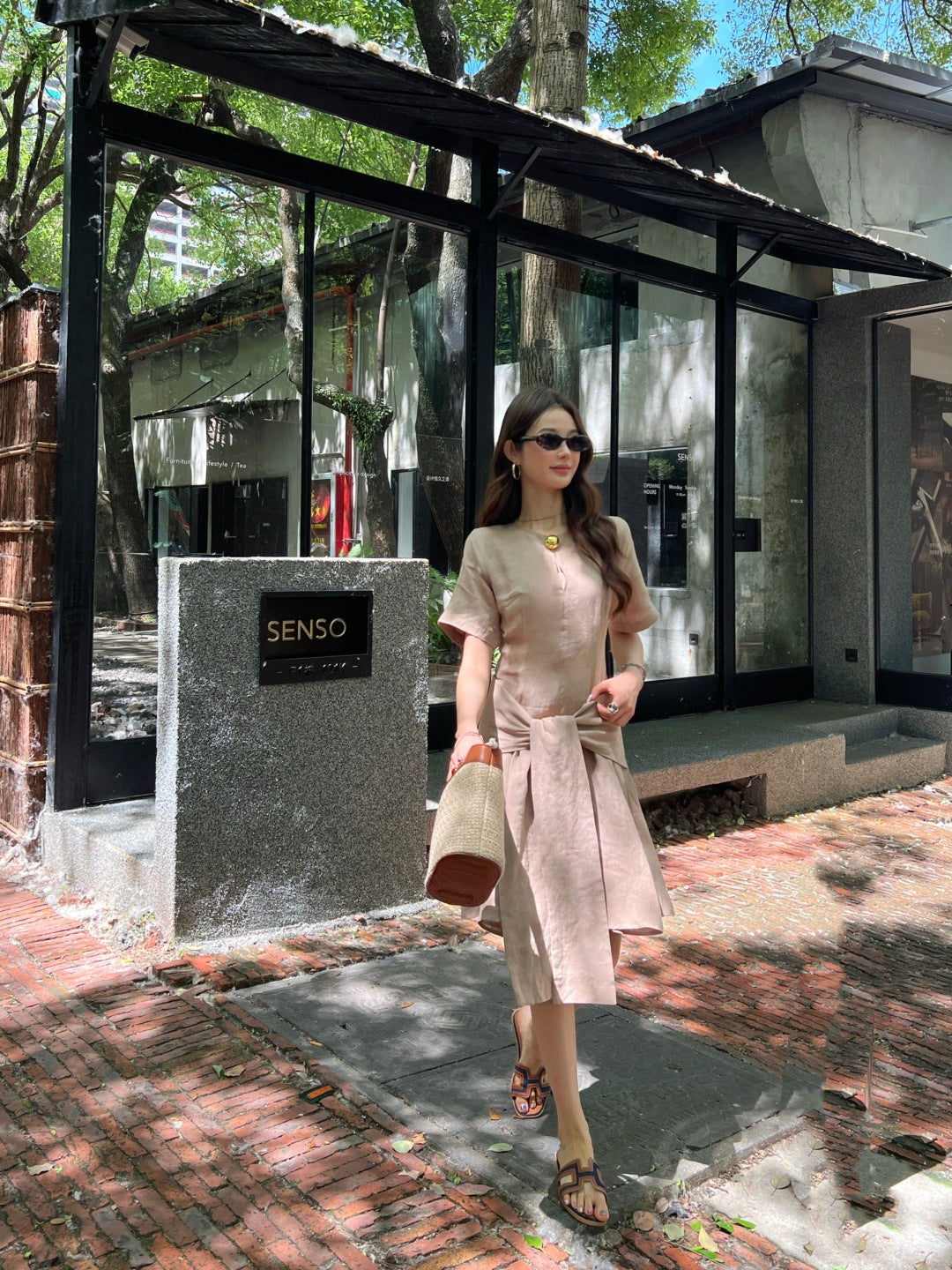 Loe 25ss Linen dress