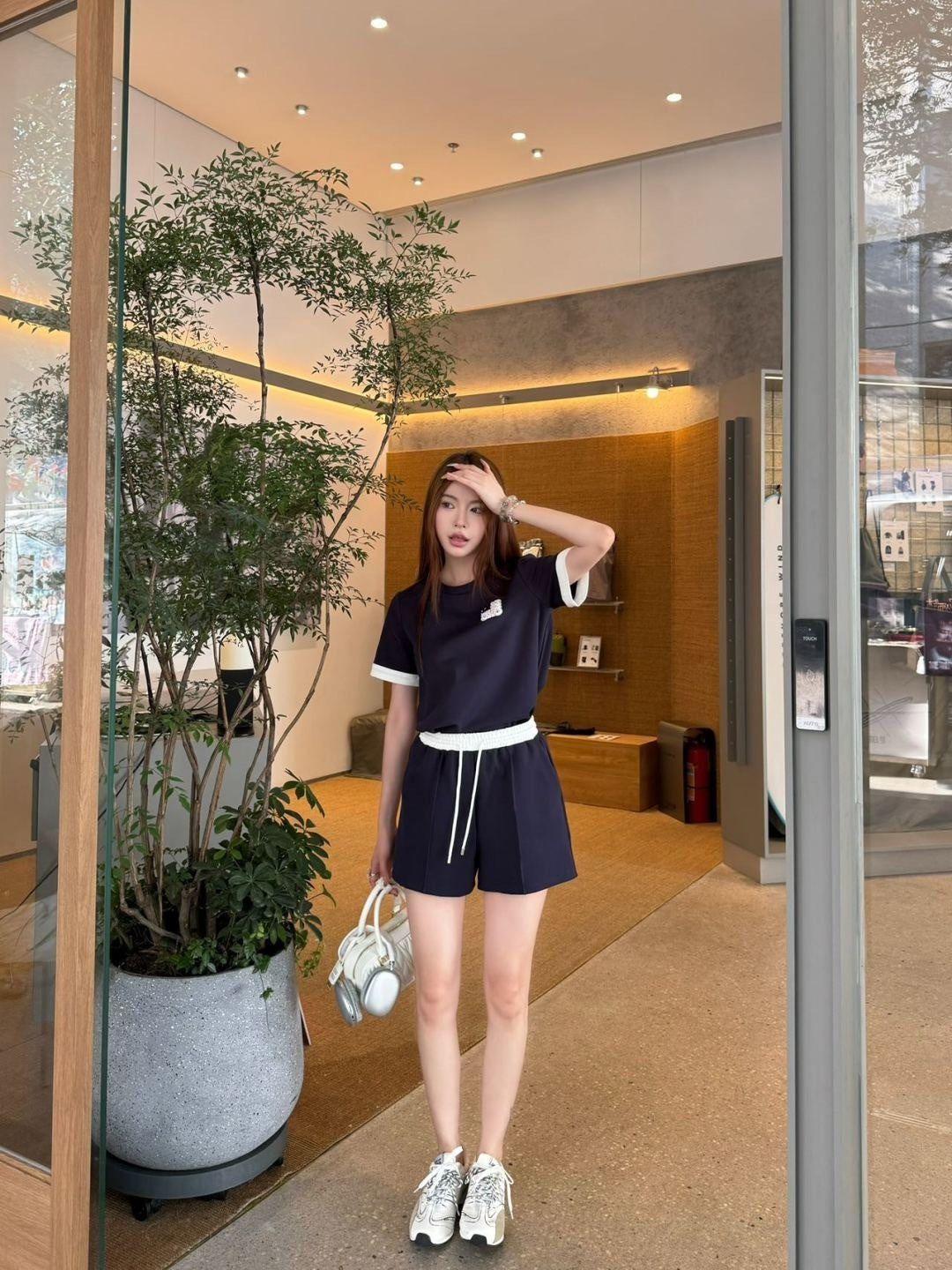 Loe 25ss tee short set
