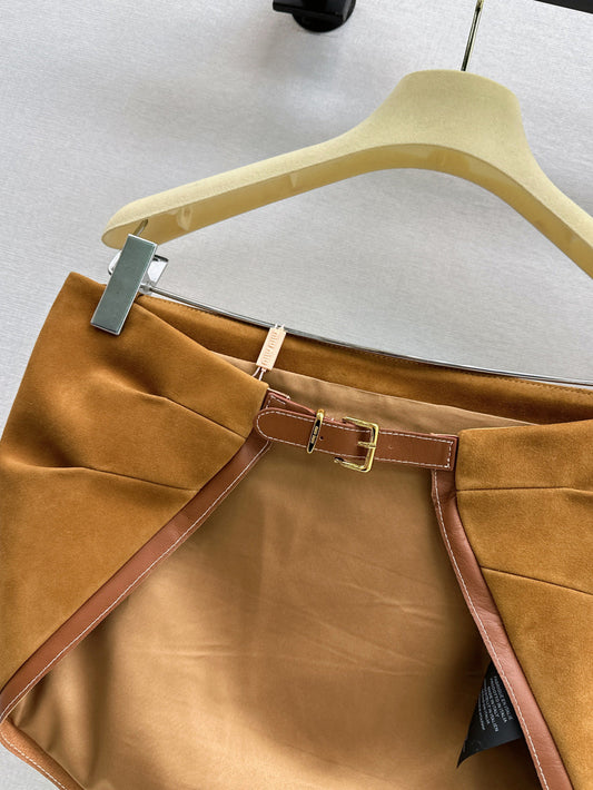 Miu 25ss suede tube top