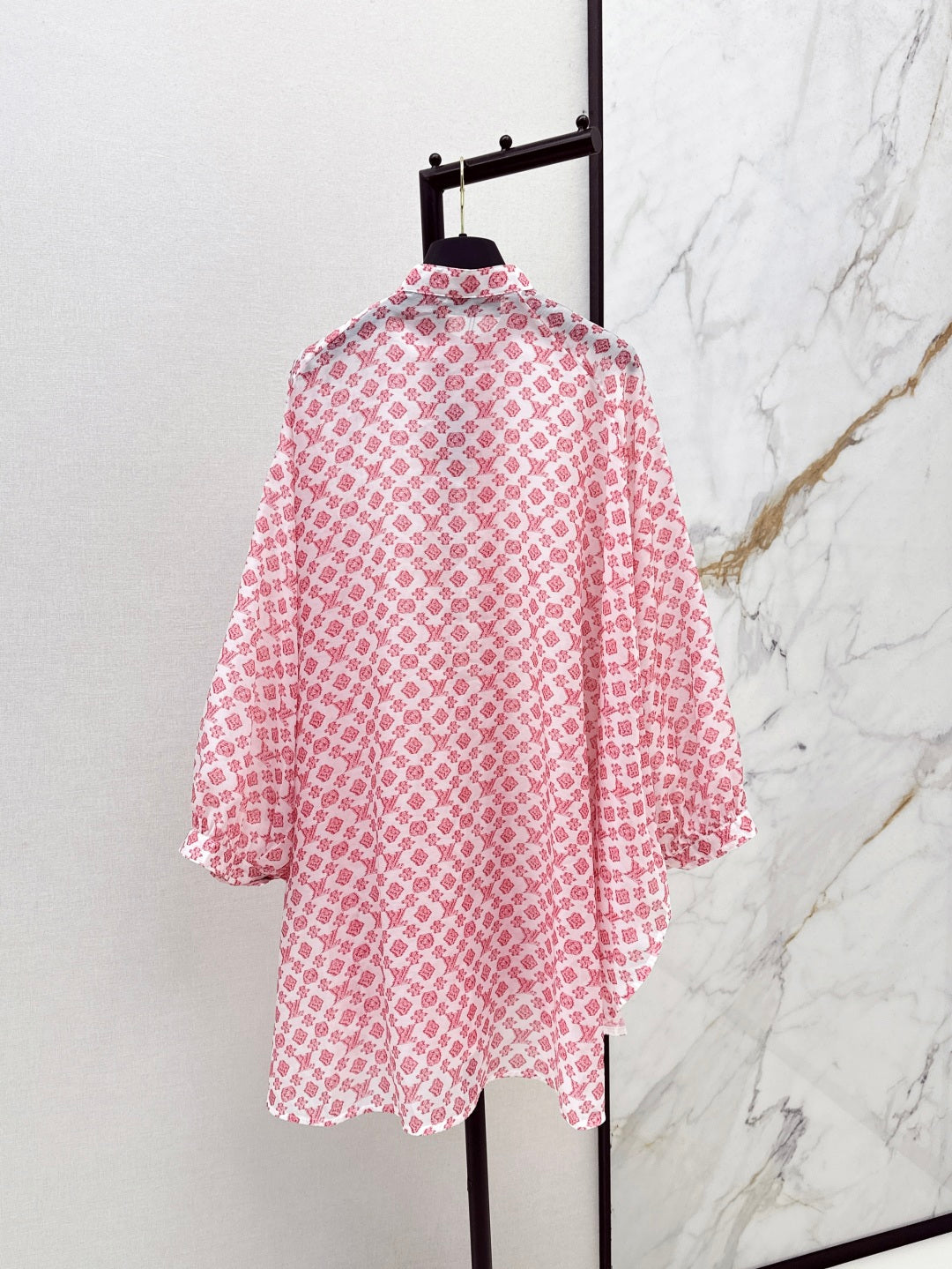 Louis 25ss cape shirt