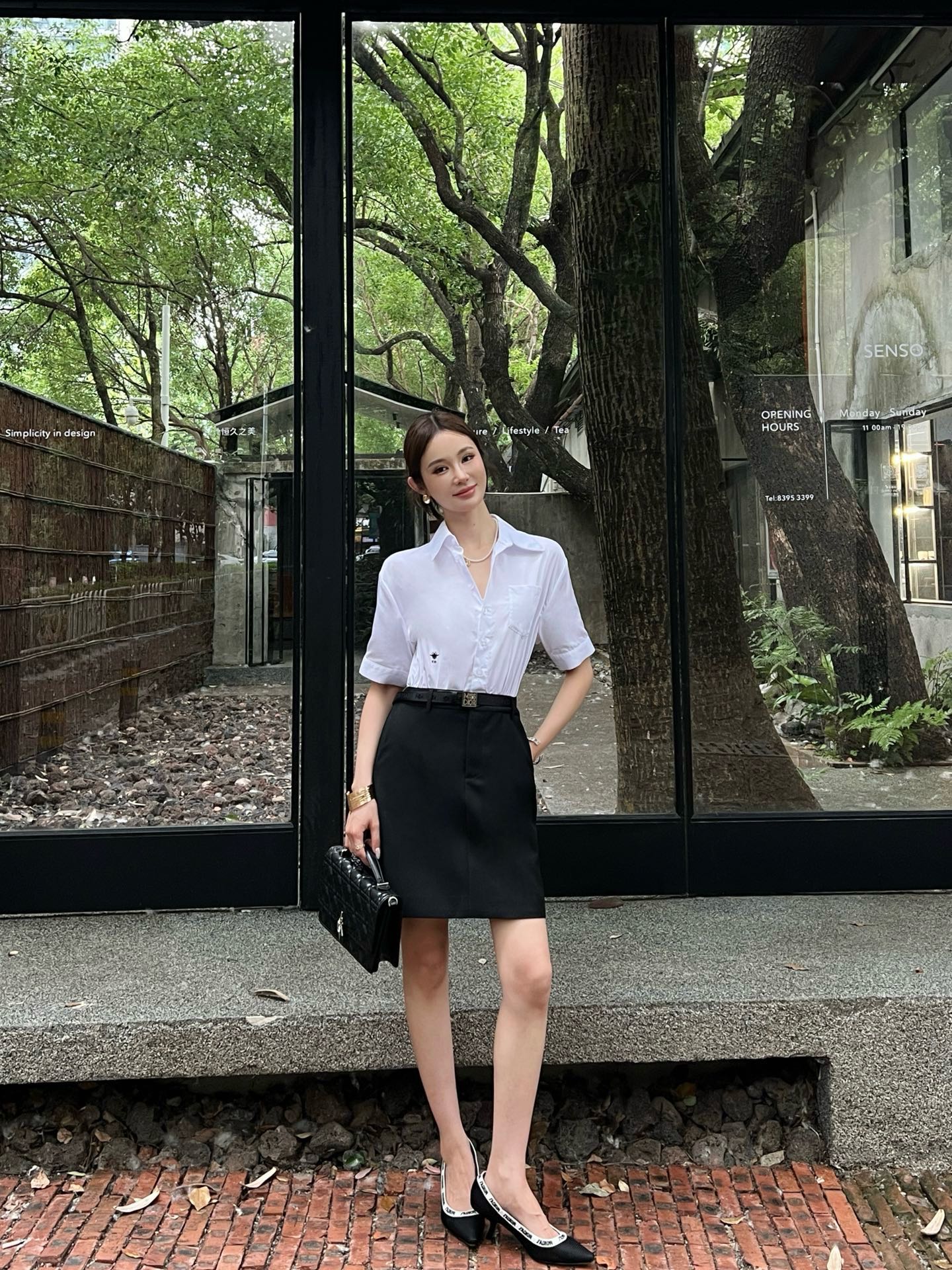 CD 25ss miss shirt dress