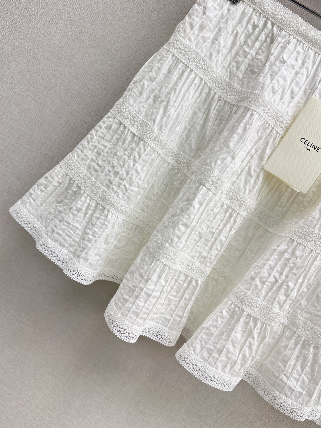 Celi 25ss embroidered skirt
