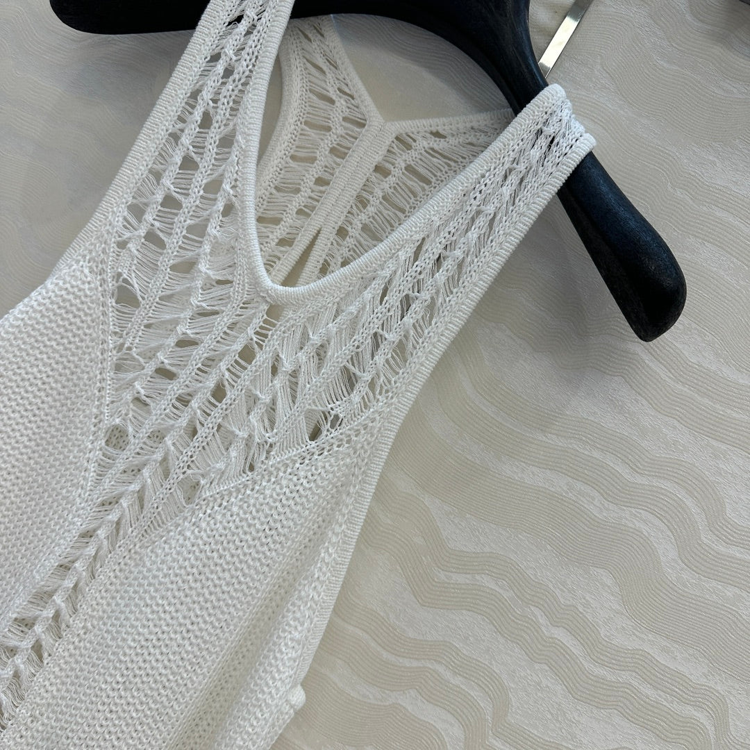 IR 25ss hollow knit vest