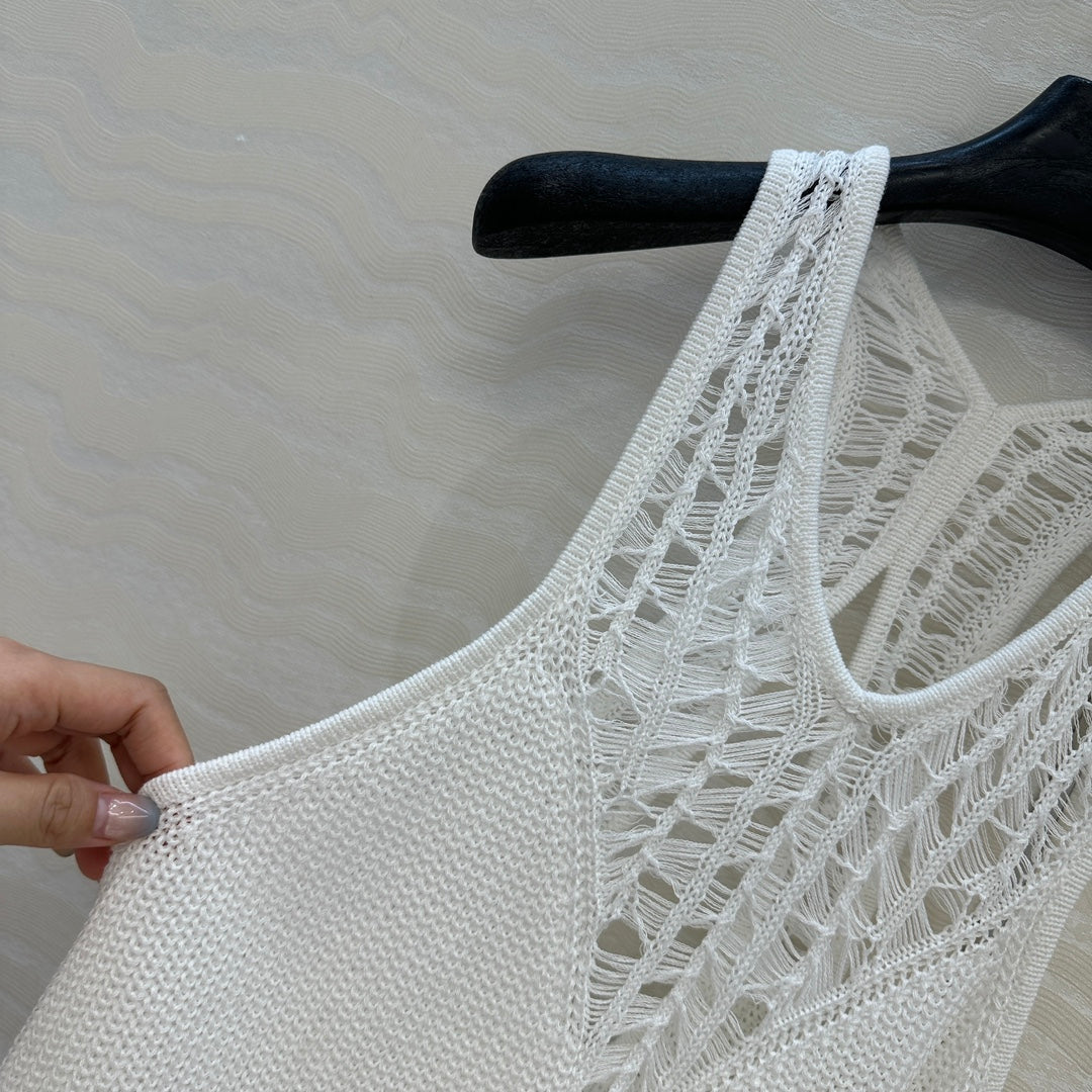 IR 25ss hollow knit vest