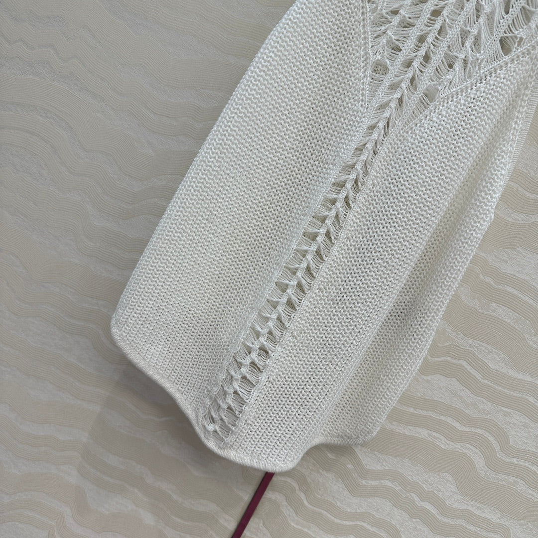 IR 25ss hollow knit vest