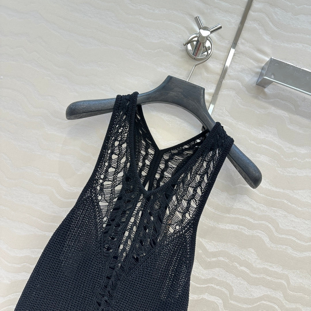 IR 25ss hollow knit vest