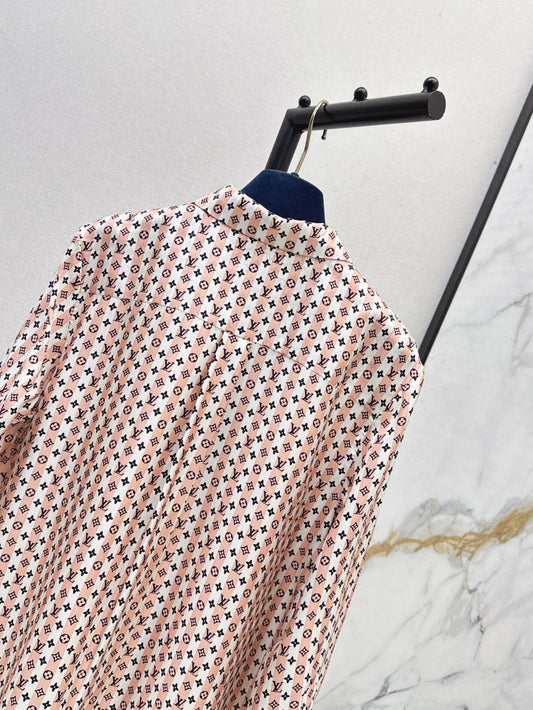 Louis 25ss silk shirt