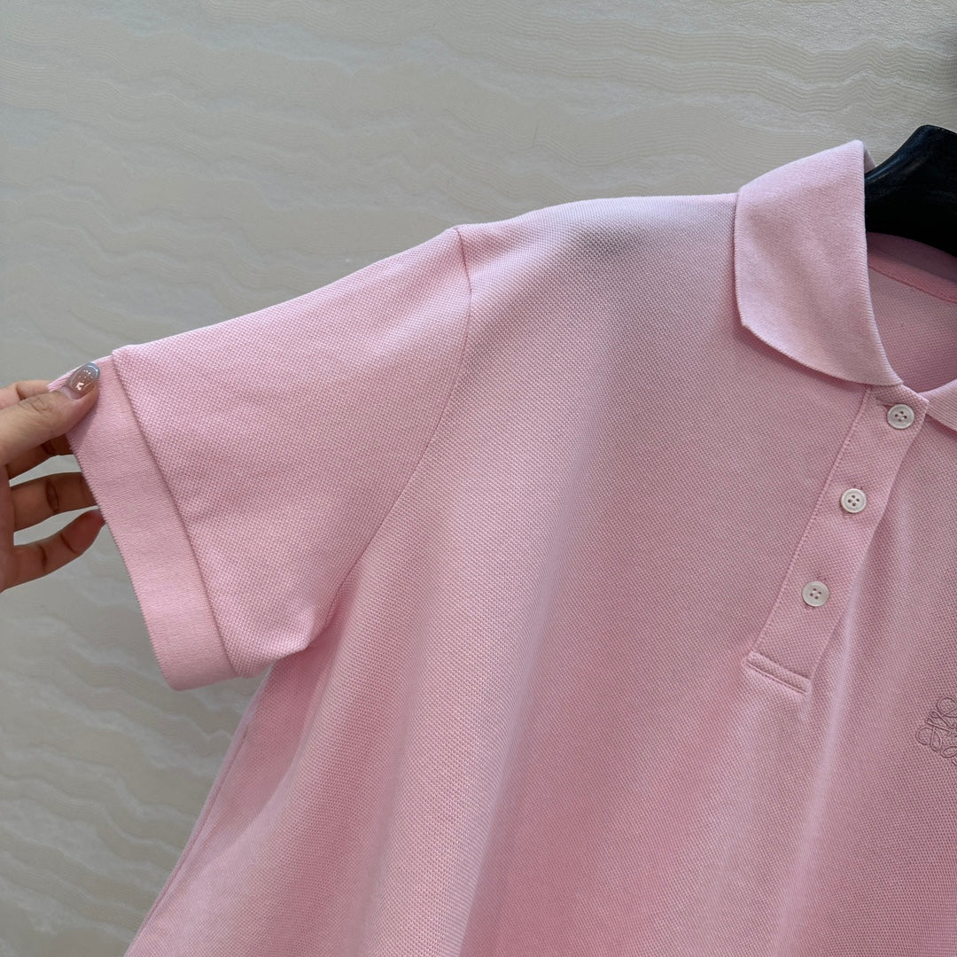 Loe 25ss embroidered polo