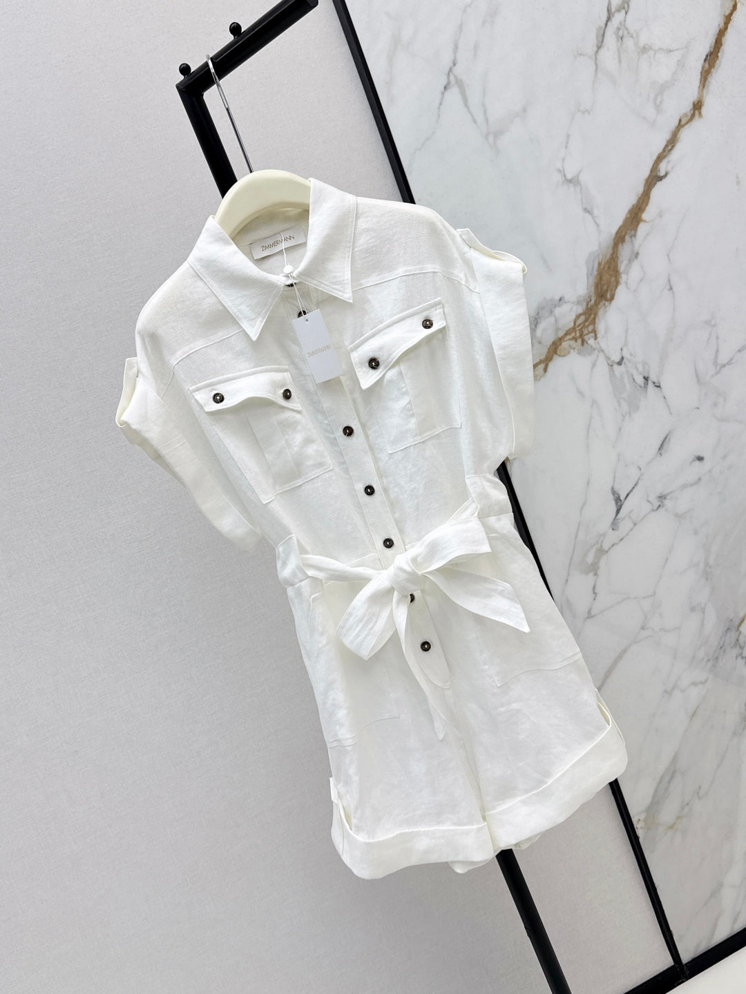 Zimm 25ss cargo jumpsuit