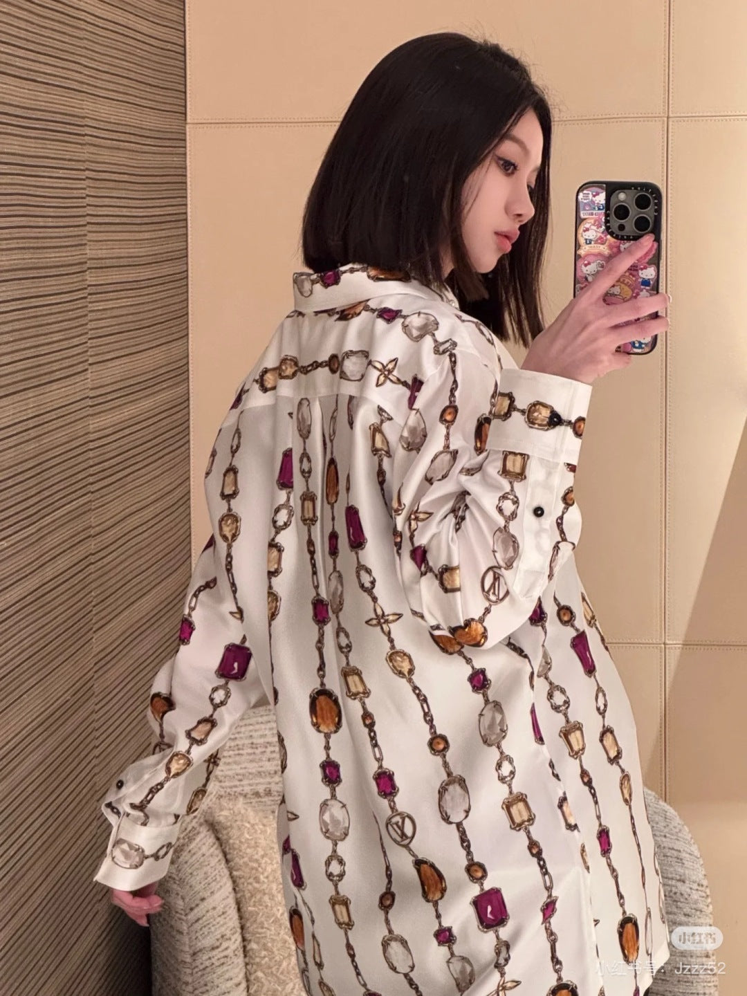 Louis 25ss print shirt