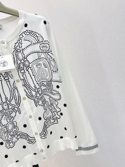 Herm 25ss knit cardigan