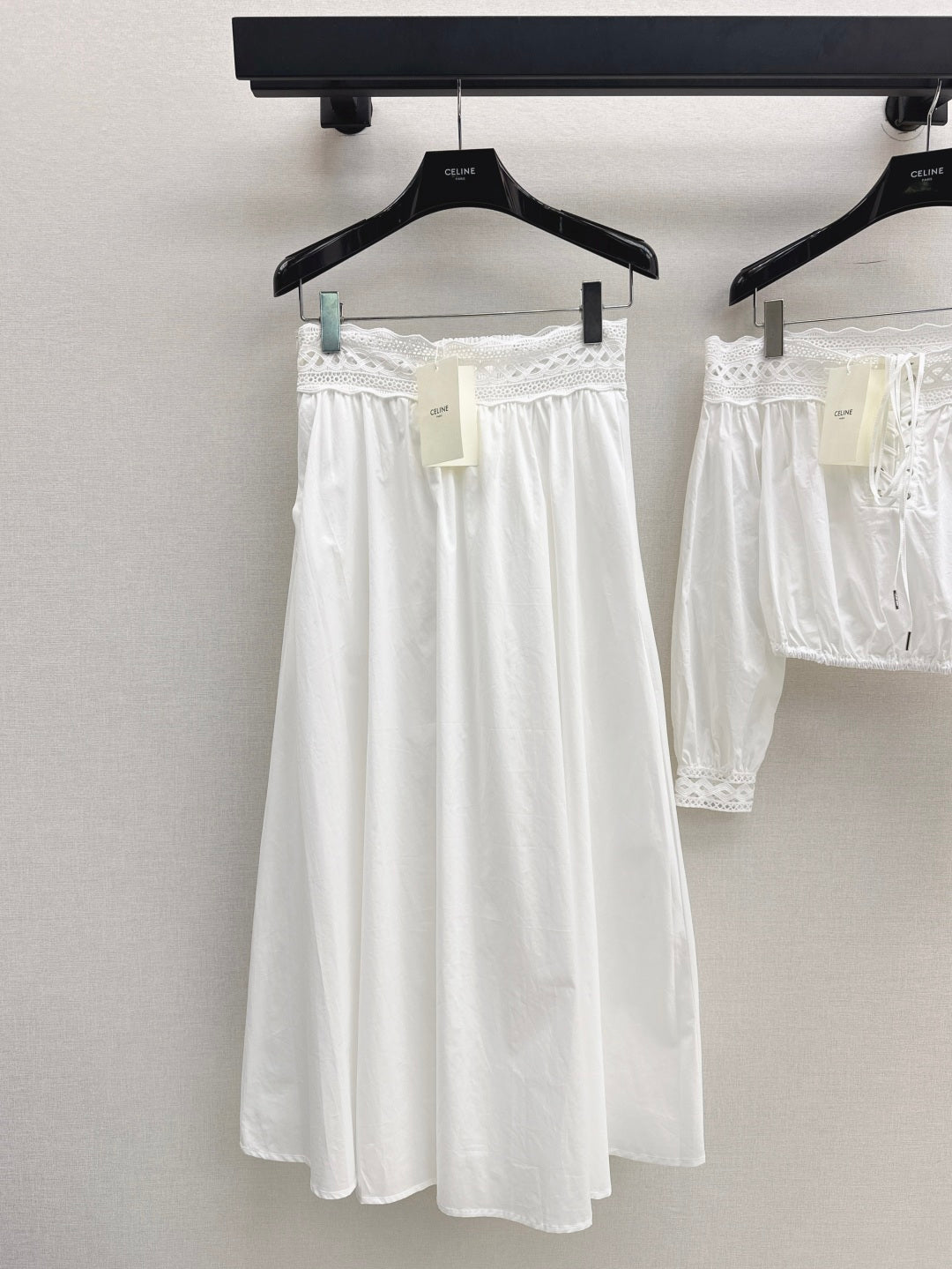Celi 25ss embroidered skirt