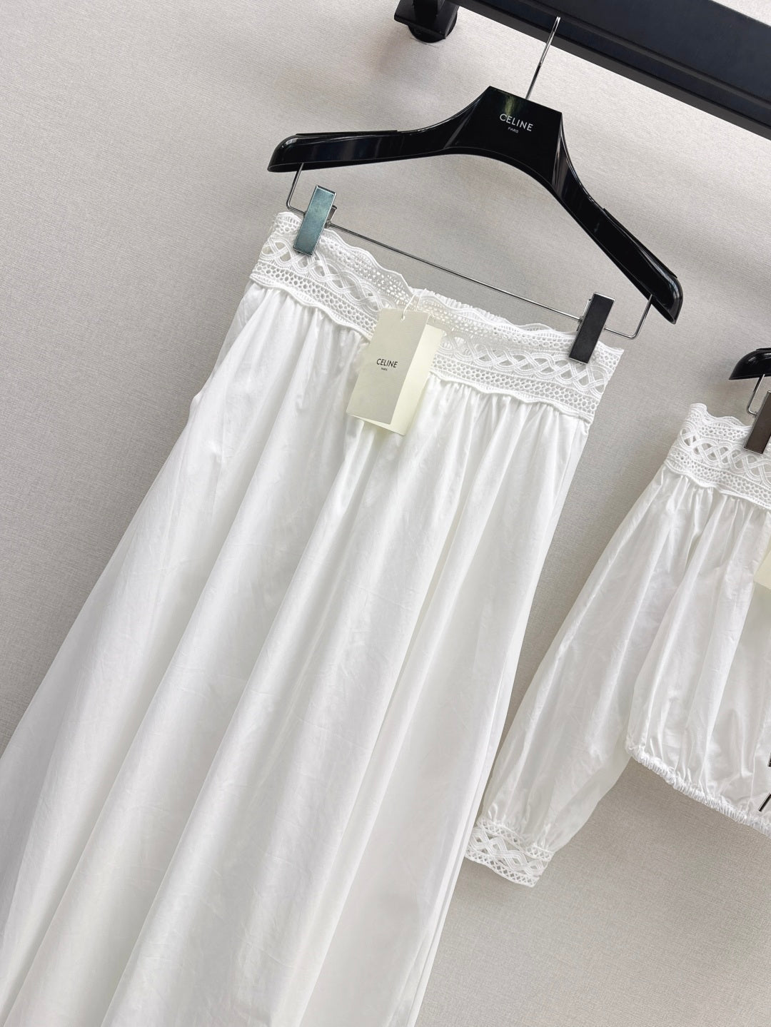 Celi 25ss embroidered skirt