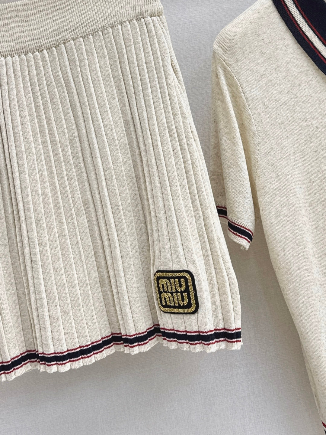 Miu 25ss knit suit