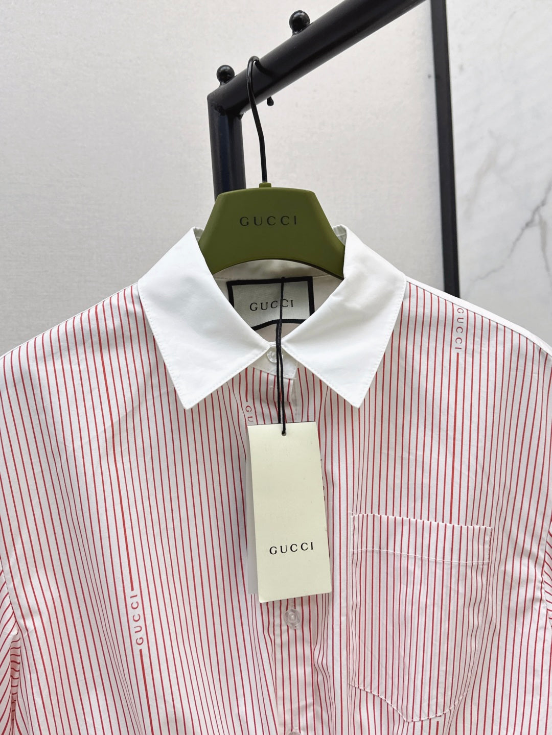 Guc 25ss drawstring shirt
