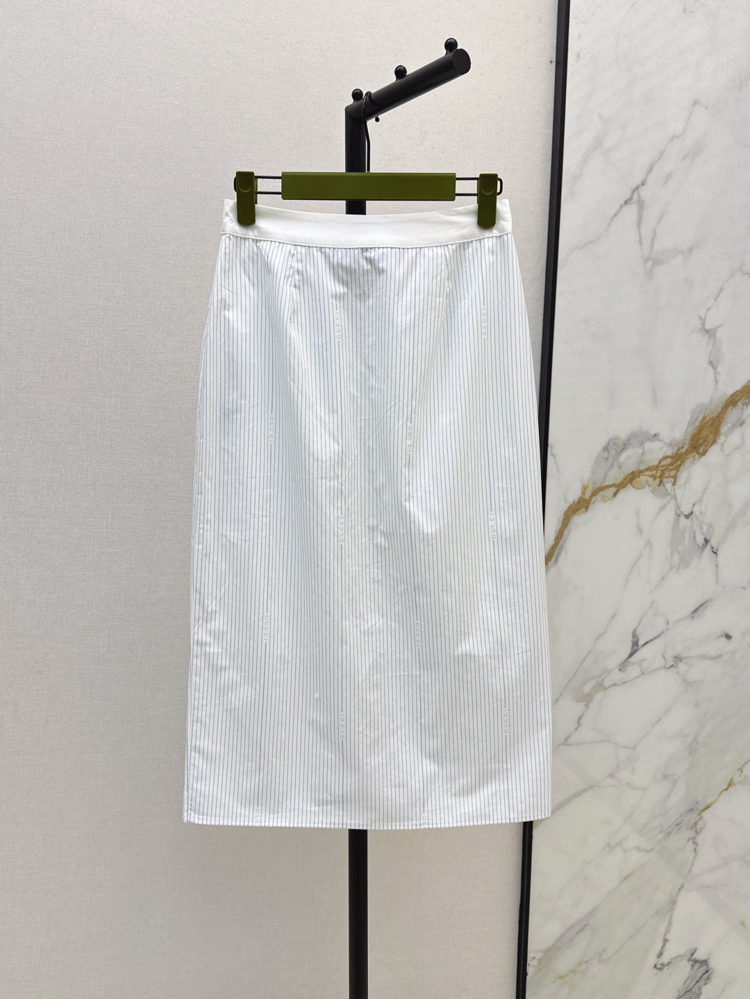 Guc 25ss striped skirt
