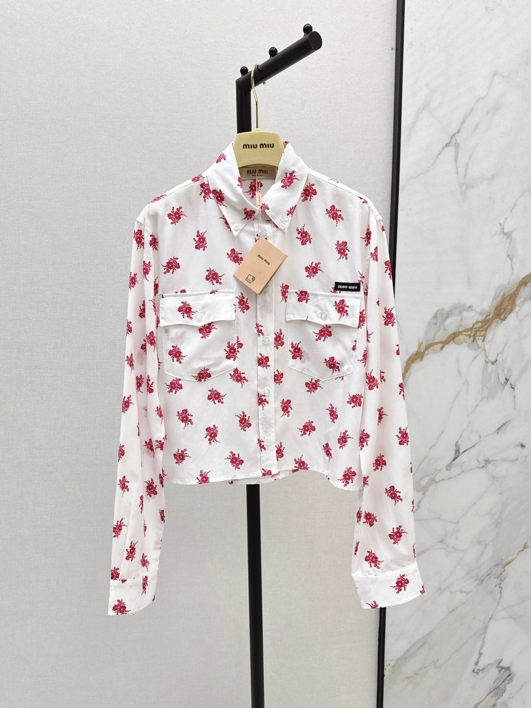 Miu 25ss print shirt