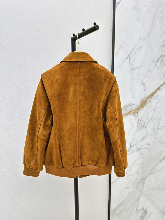 Miu 25ss suede jacket