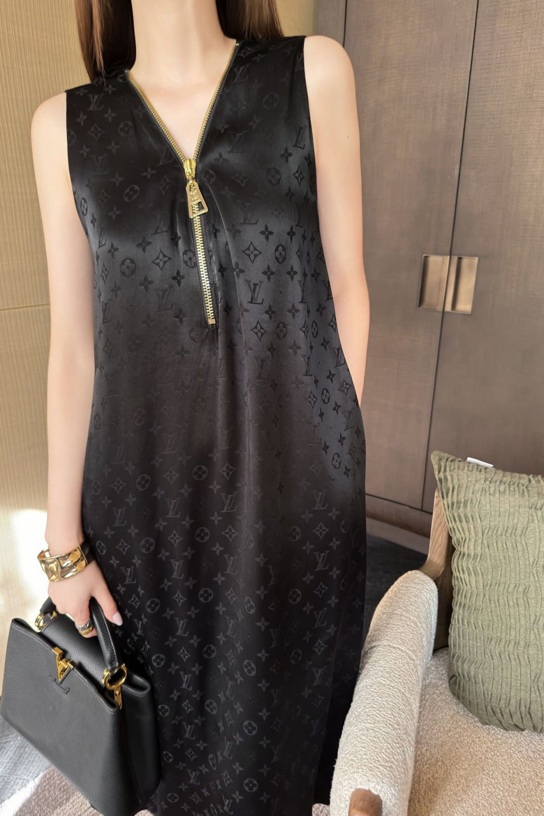 Louis 25ss jacquard dress