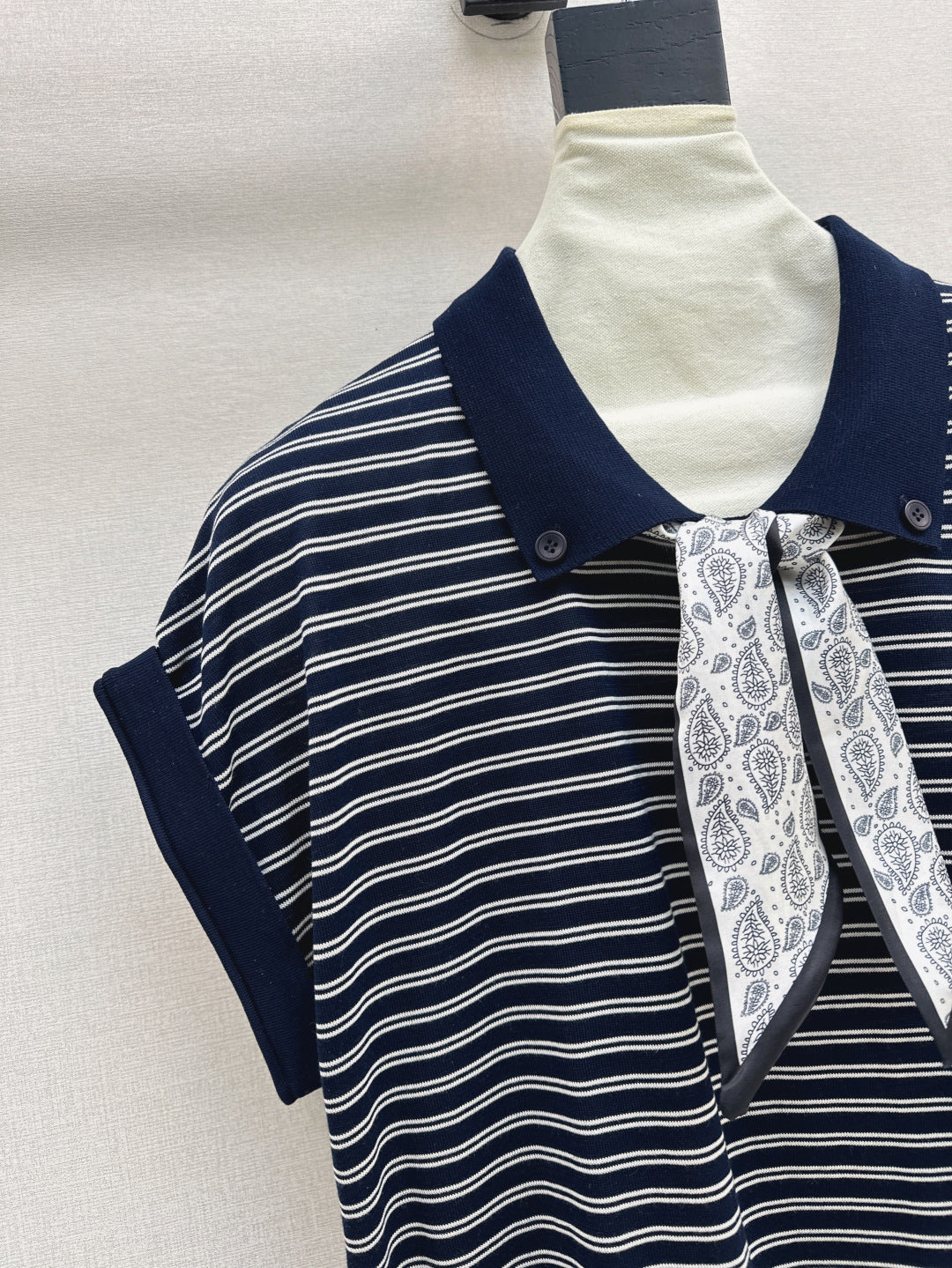 Miu 25ss knit polo shirt
