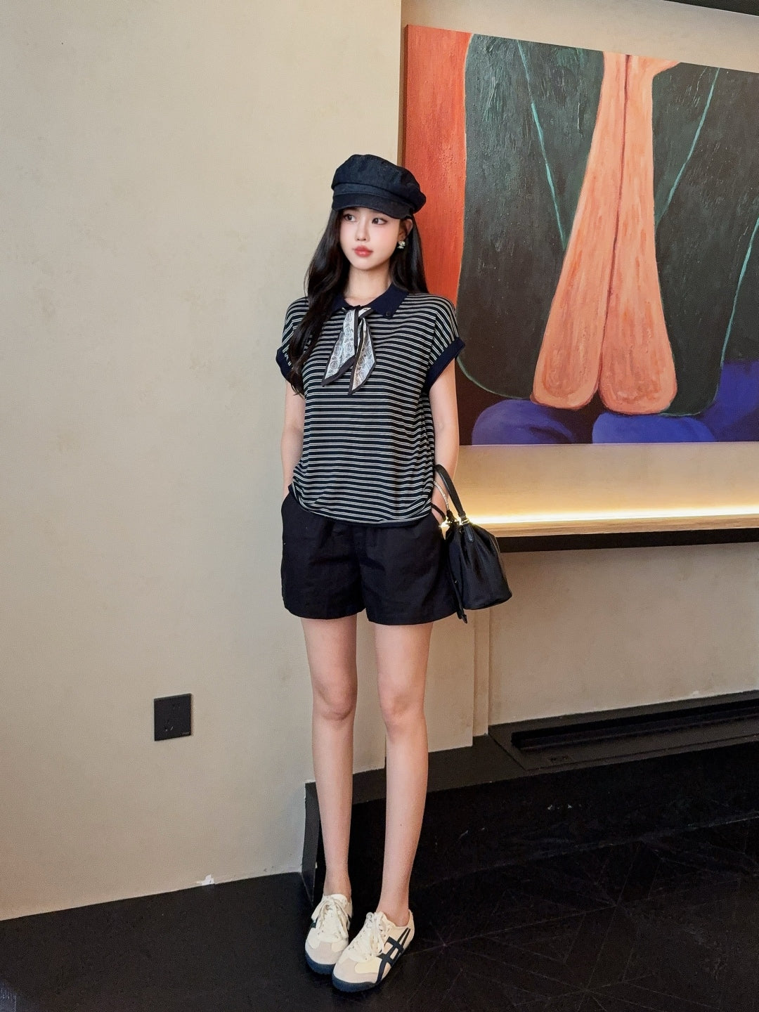 Miu 25ss knit polo shirt