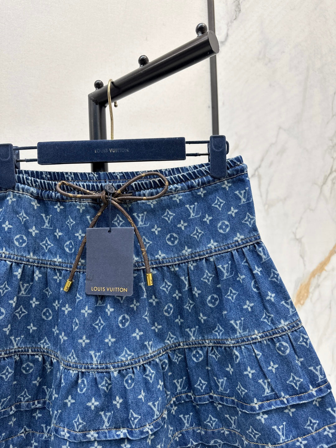 Louis 25ss denim skirt