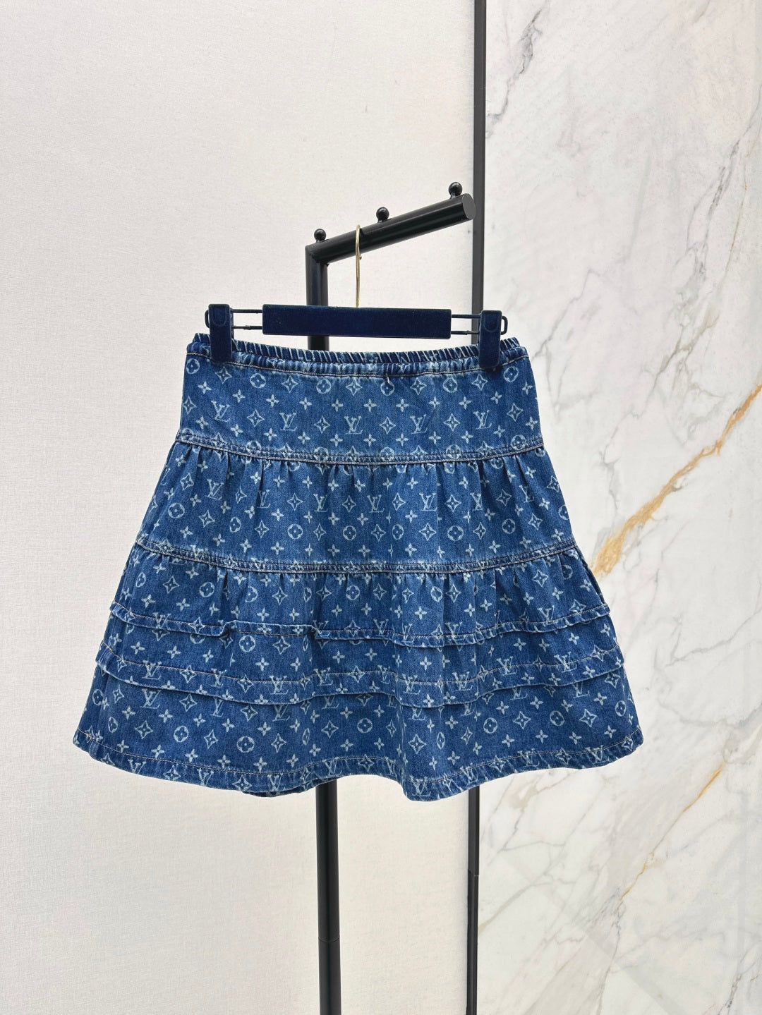 Louis 25ss denim skirt