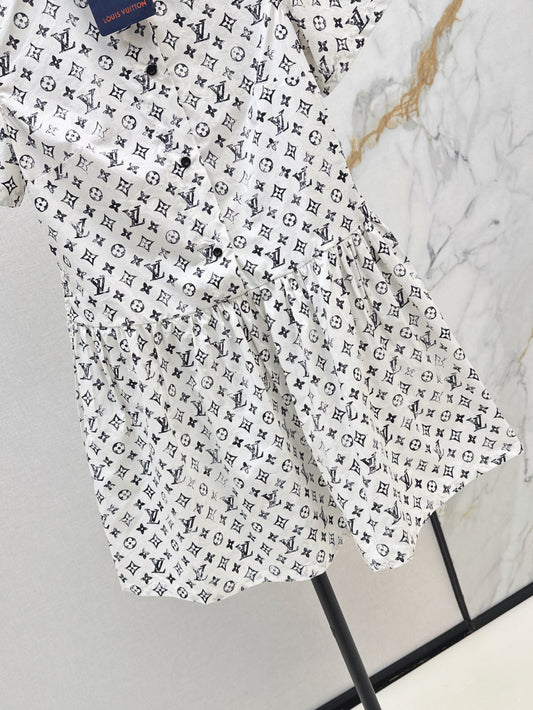 Louis 25fw print dress