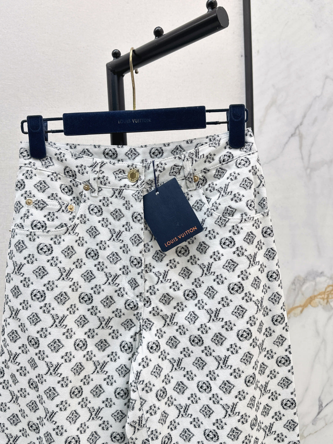 Louis 25fw jacquard jeans