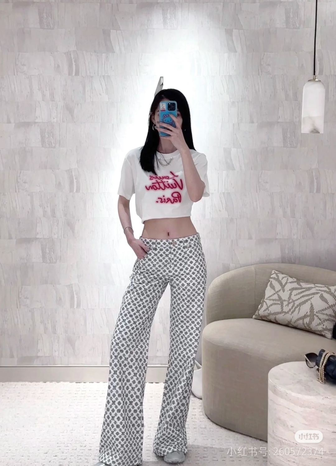 Louis 25fw jacquard jeans