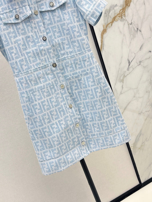 Fend 25fw jacquard dress