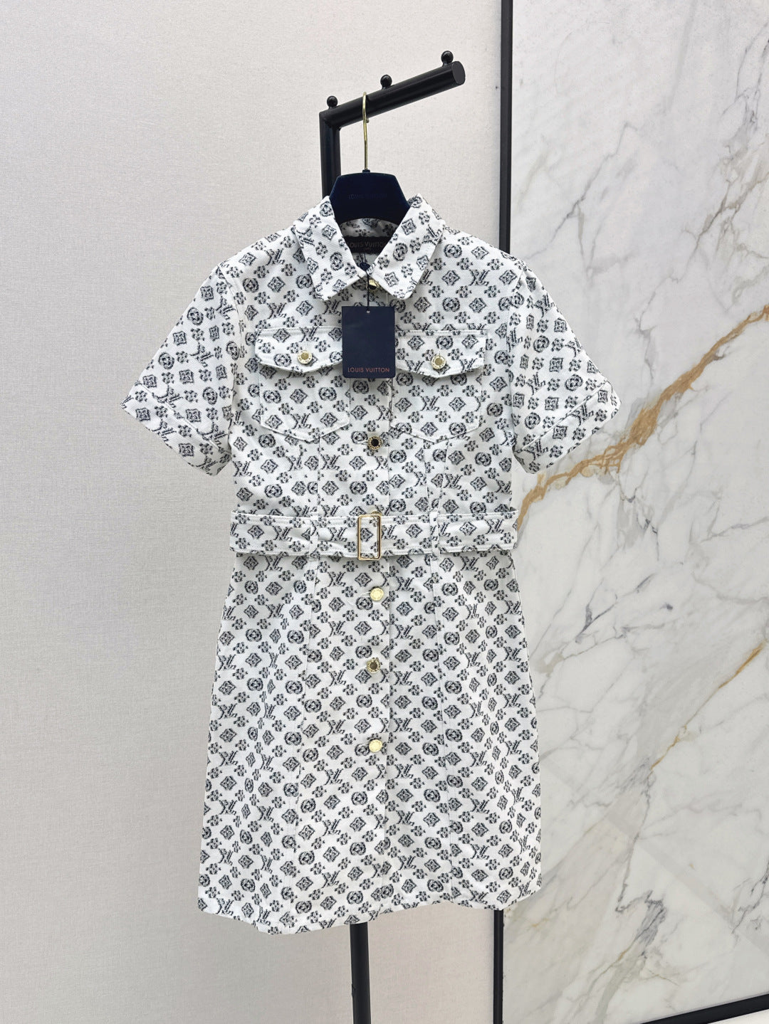 Louis 25fw jacquard dress