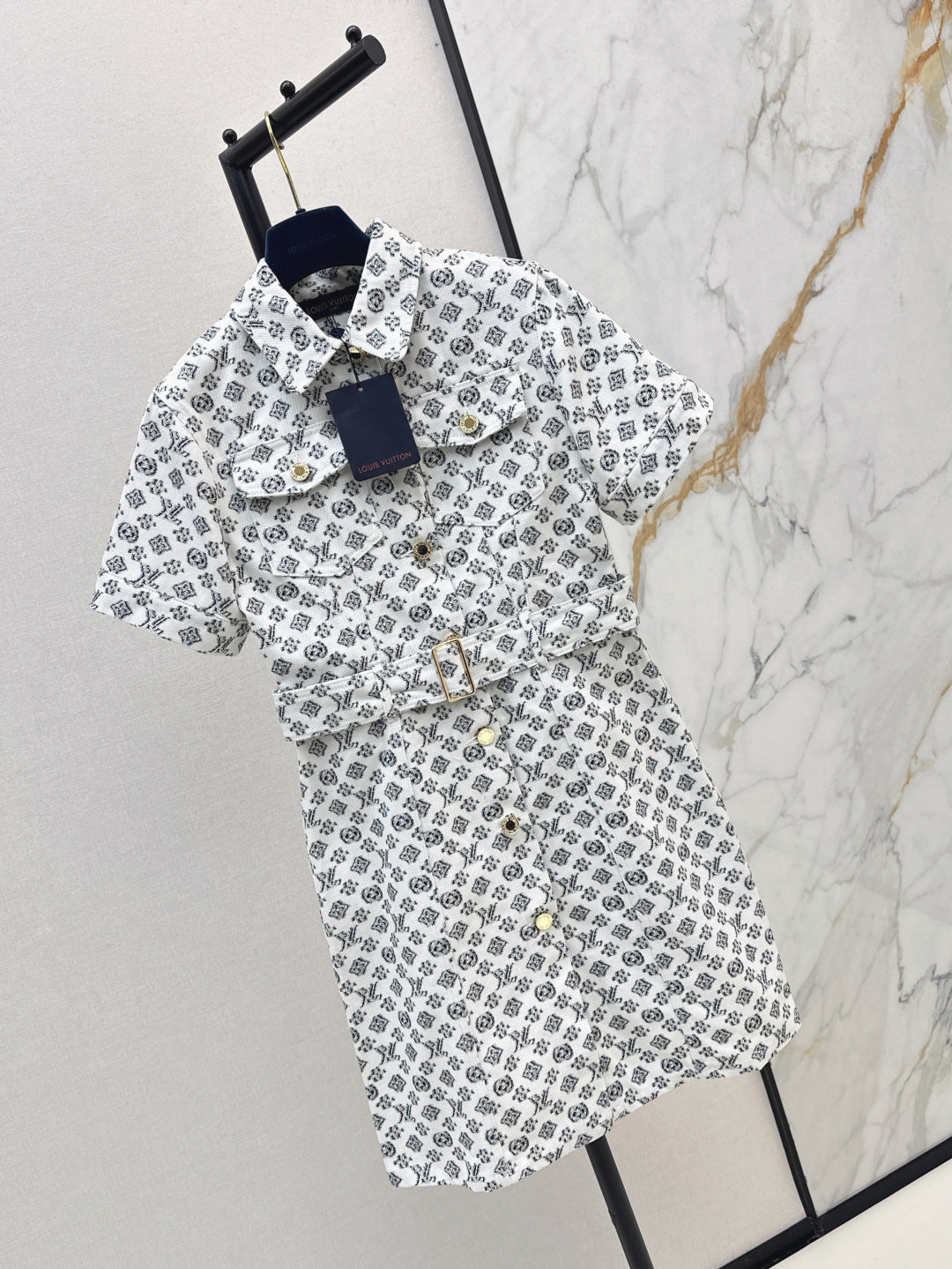 Louis 25fw jacquard dress