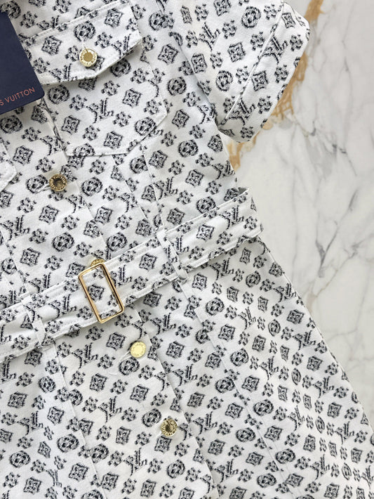 Louis 25fw jacquard dress