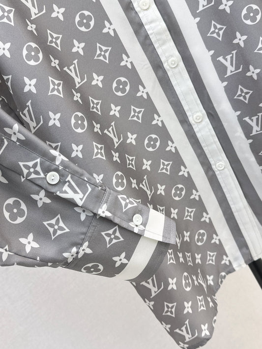 Louis 25ss silk shirt