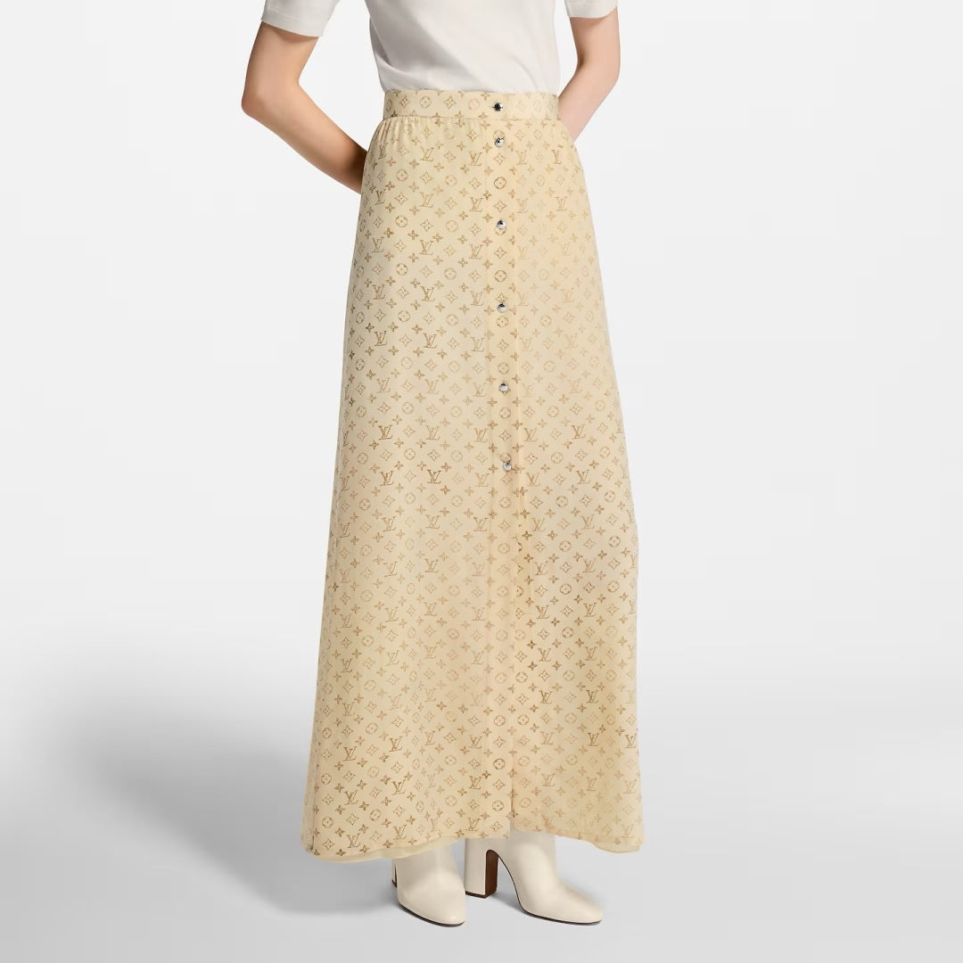 Louis 25ss monogram skirt