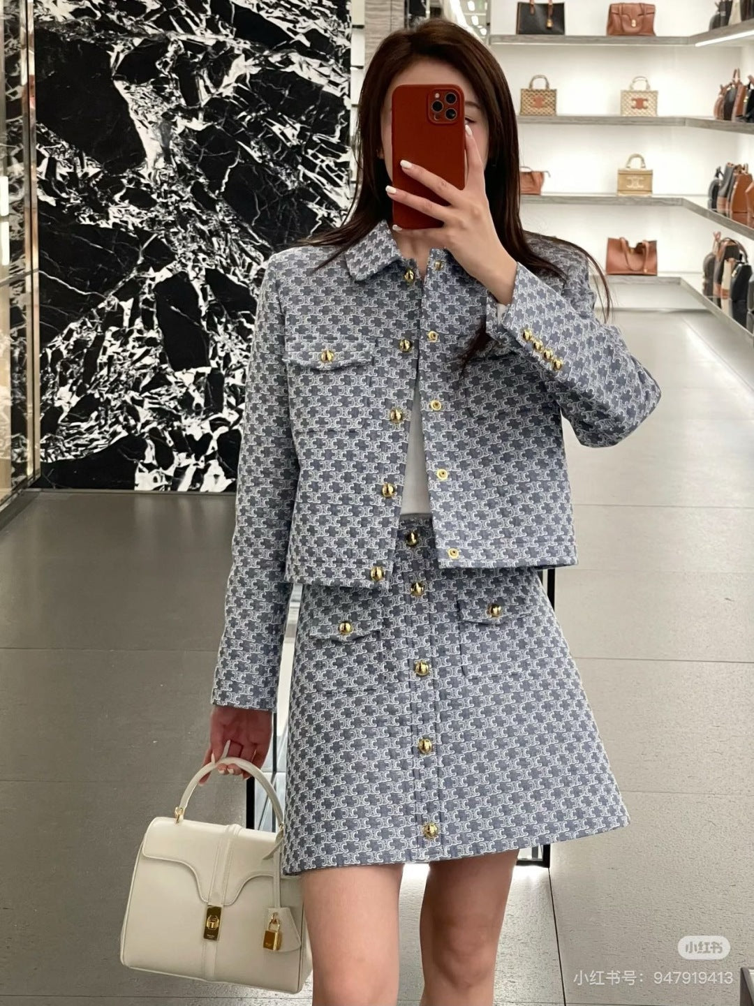 Celi 25fw denim suit