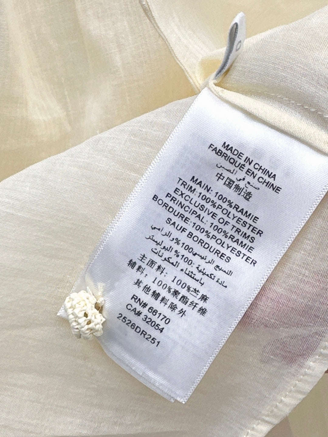 Zimm 25ss embroidered shirt