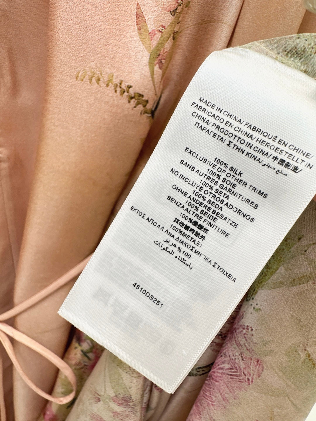 Zimm 25ss silk dress