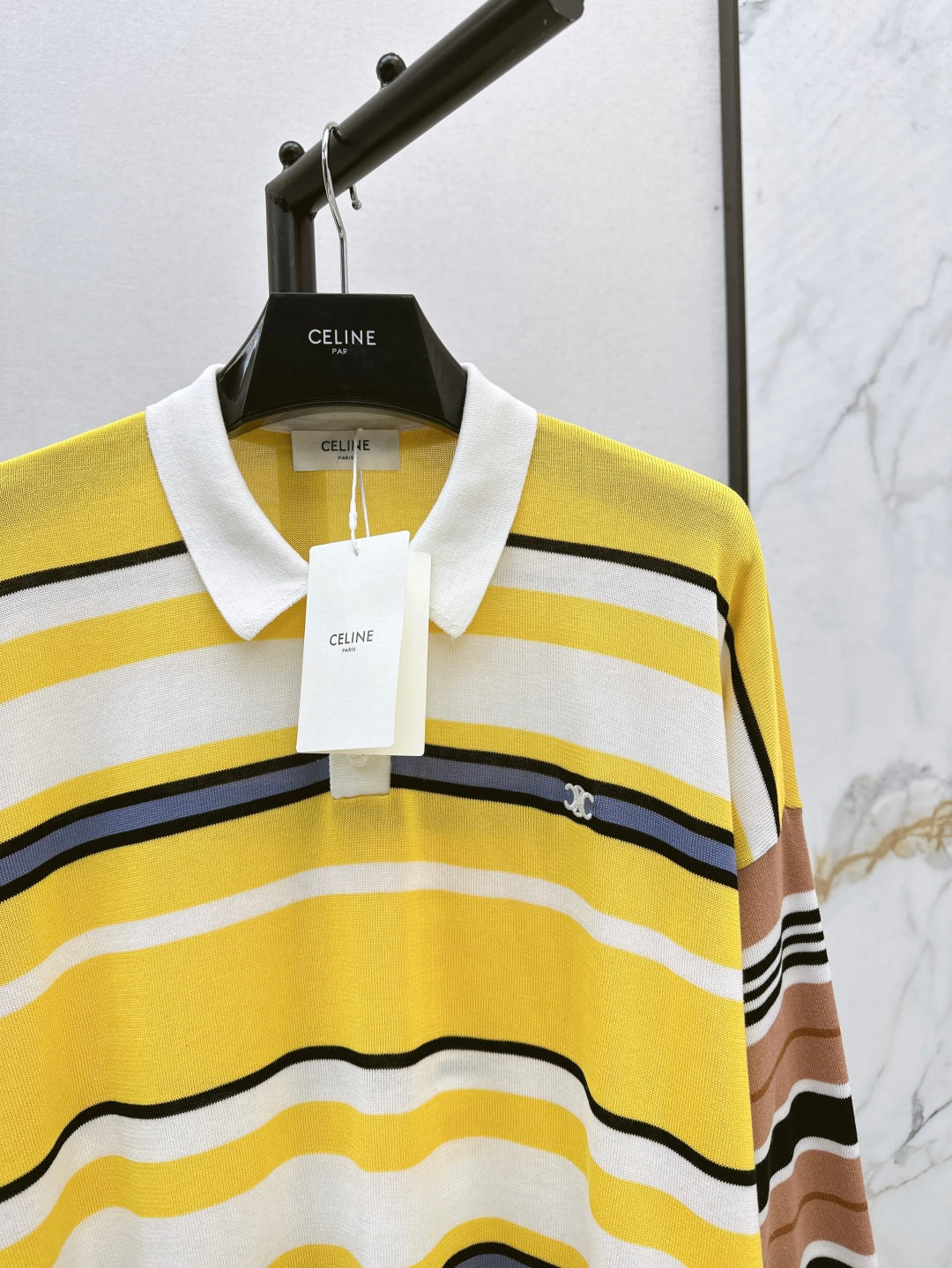 Celi 25fw knit polo shirt