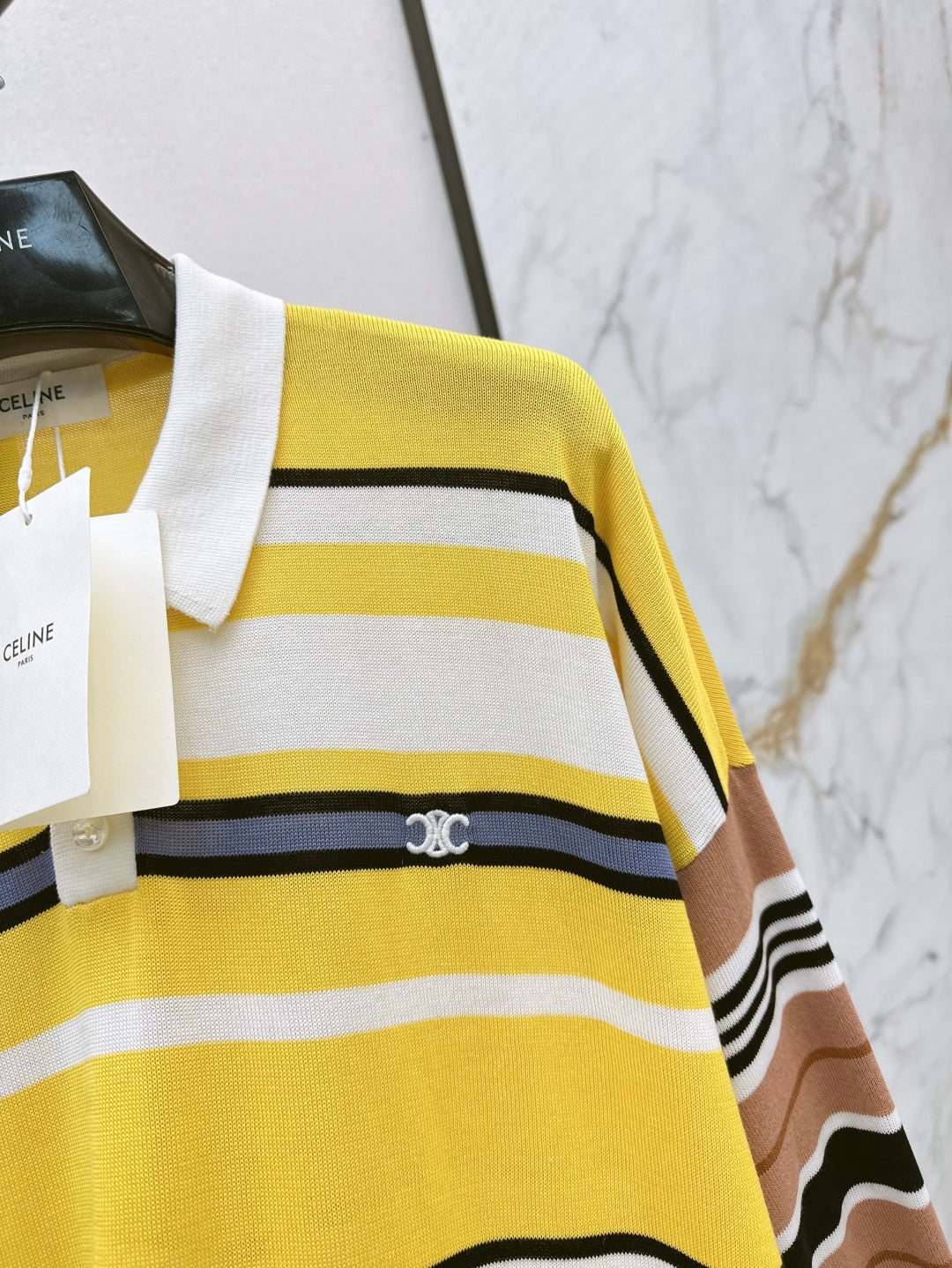 Celi 25fw knit polo shirt