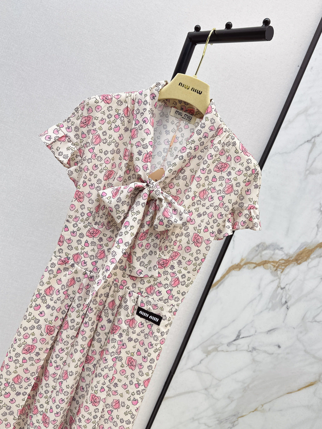 Miu 25ss print dress