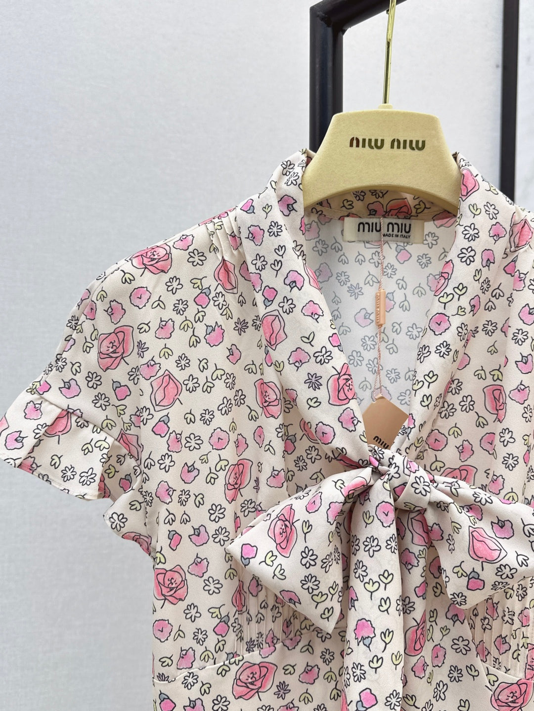 Miu 25ss print dress