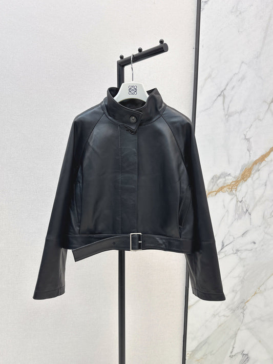 Loe 25fw leather jacket