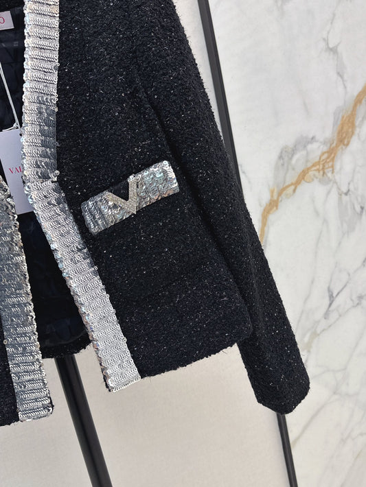 Valen 25fw beaded jacket