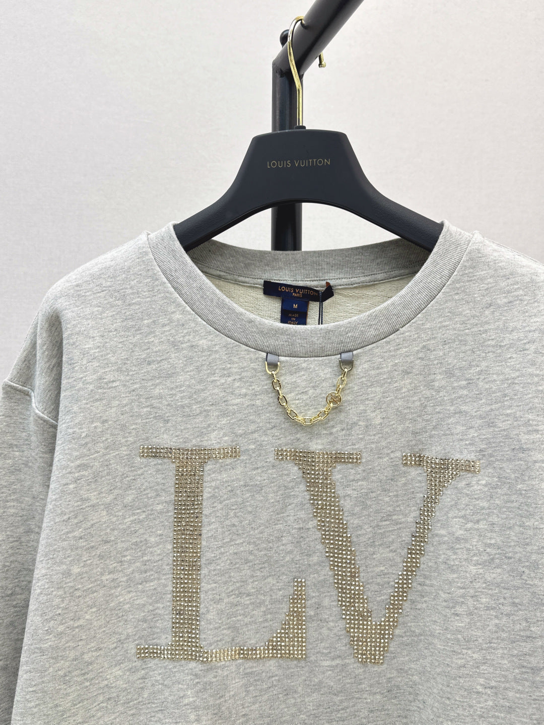 Louis 25fw beaded sweatshirt