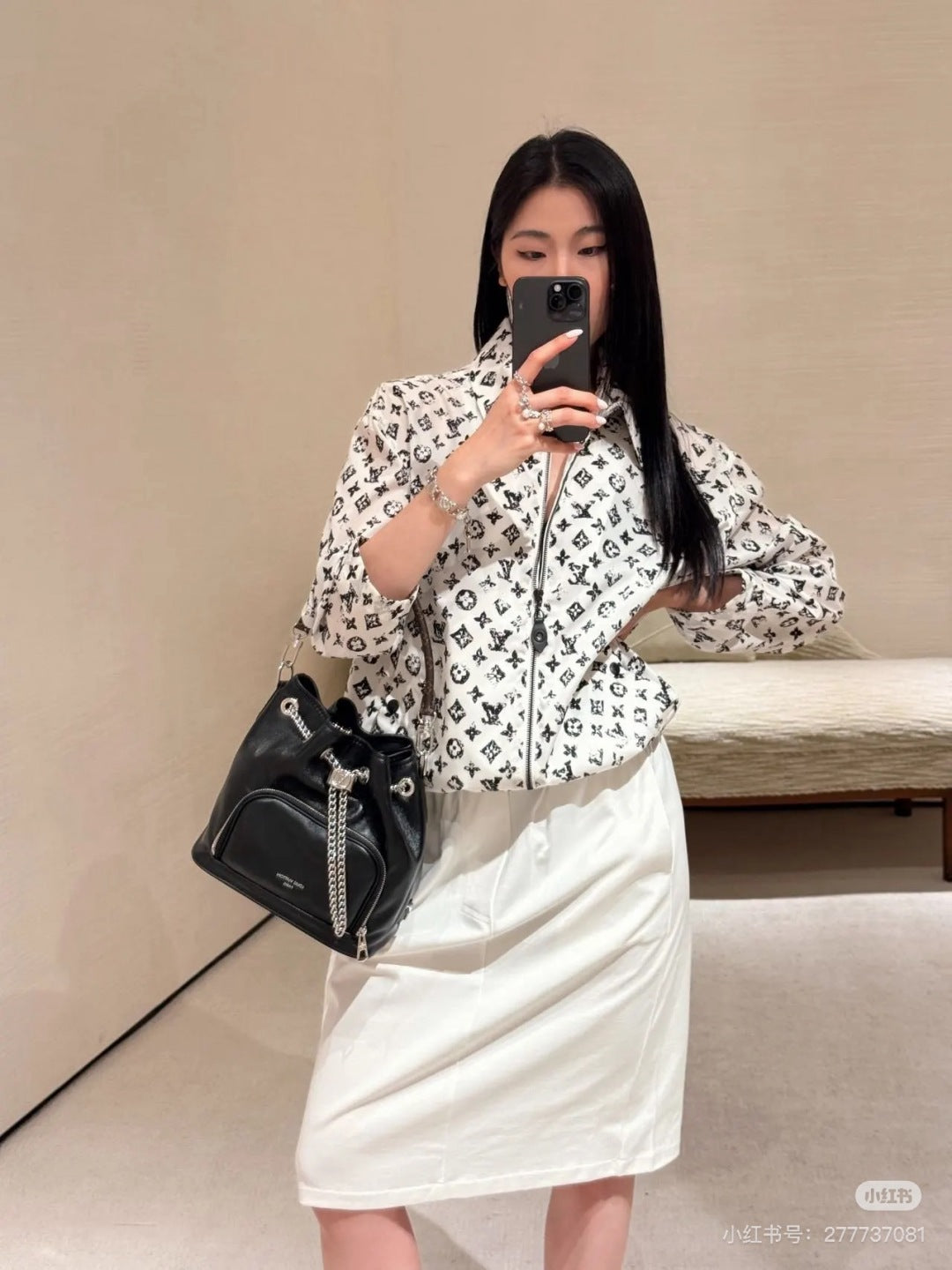 Louis 25ss print jacket