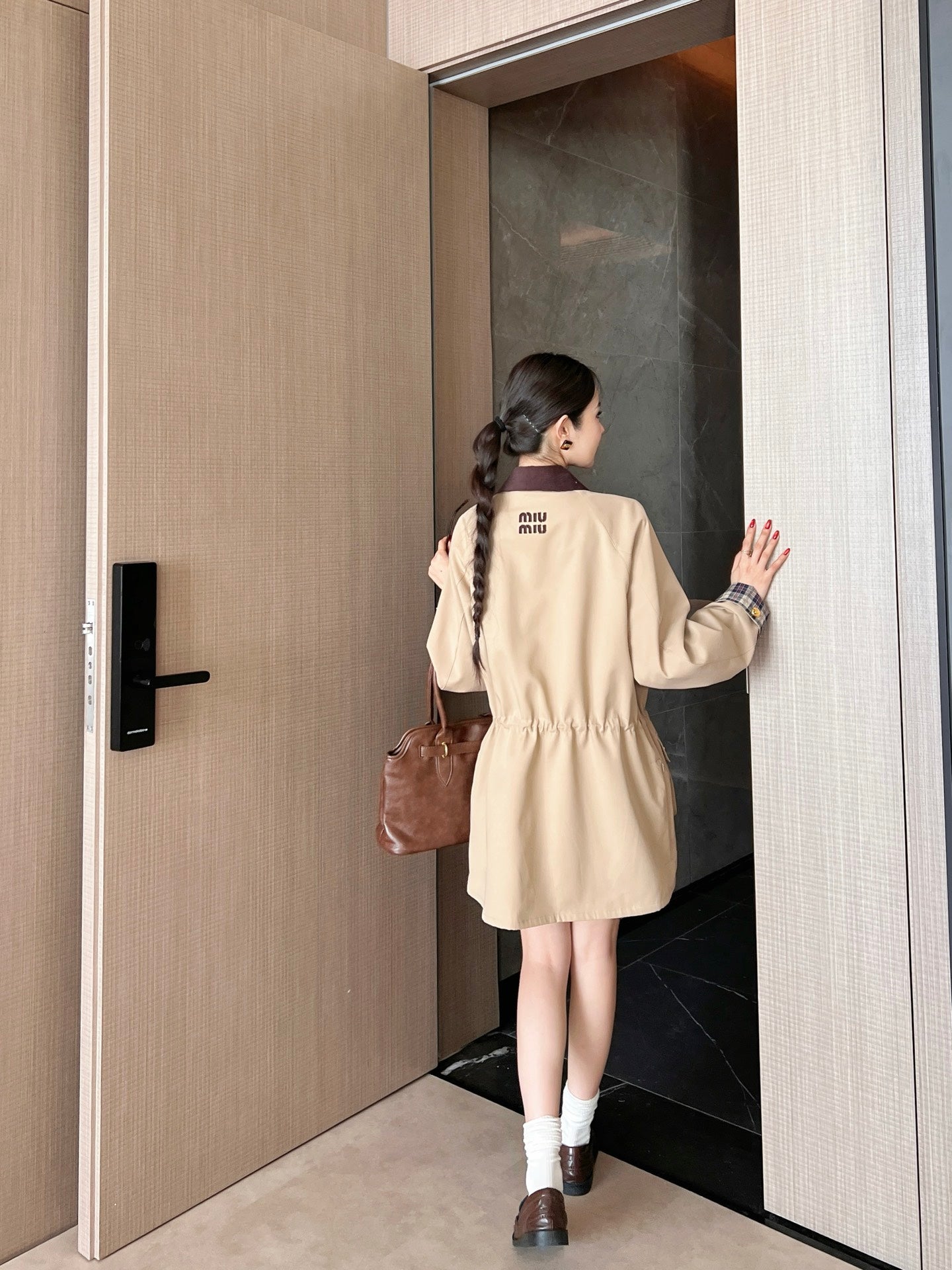 Miu 25fw trenc coat